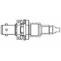 Raychem Rf Triaxial Connector, Female, Cable And Panel Mount, Solder Terminal, Jack DK-621-0440-4S